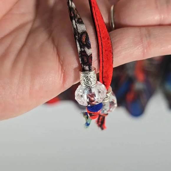 {NY Collection} Women's Abstract Print Long Sleeve Button Down Blouse - Size S - Picture 8 of 11